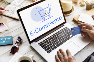 showing cart trolley shopping online sign graphic